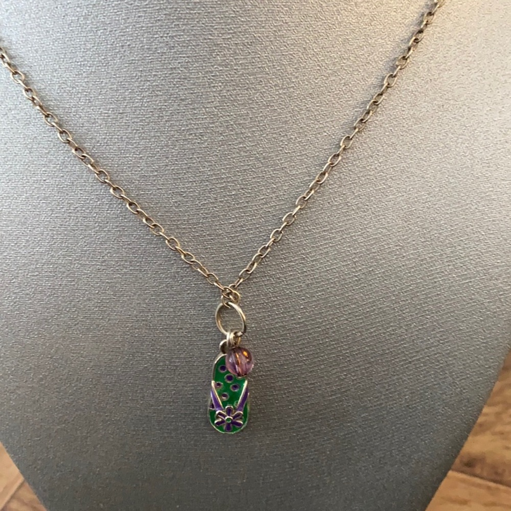 Flip flop necklace